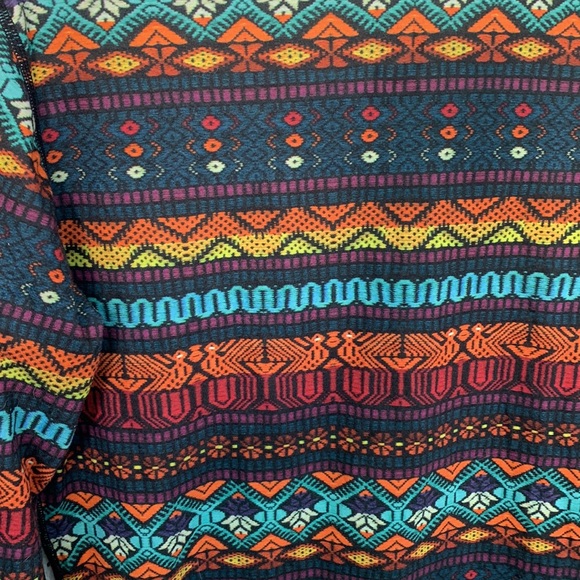 Burton Dryride Lightweight Base Layer Long Sleeve Aztec Long Sleeve Top sz S - Picture 5 of 5